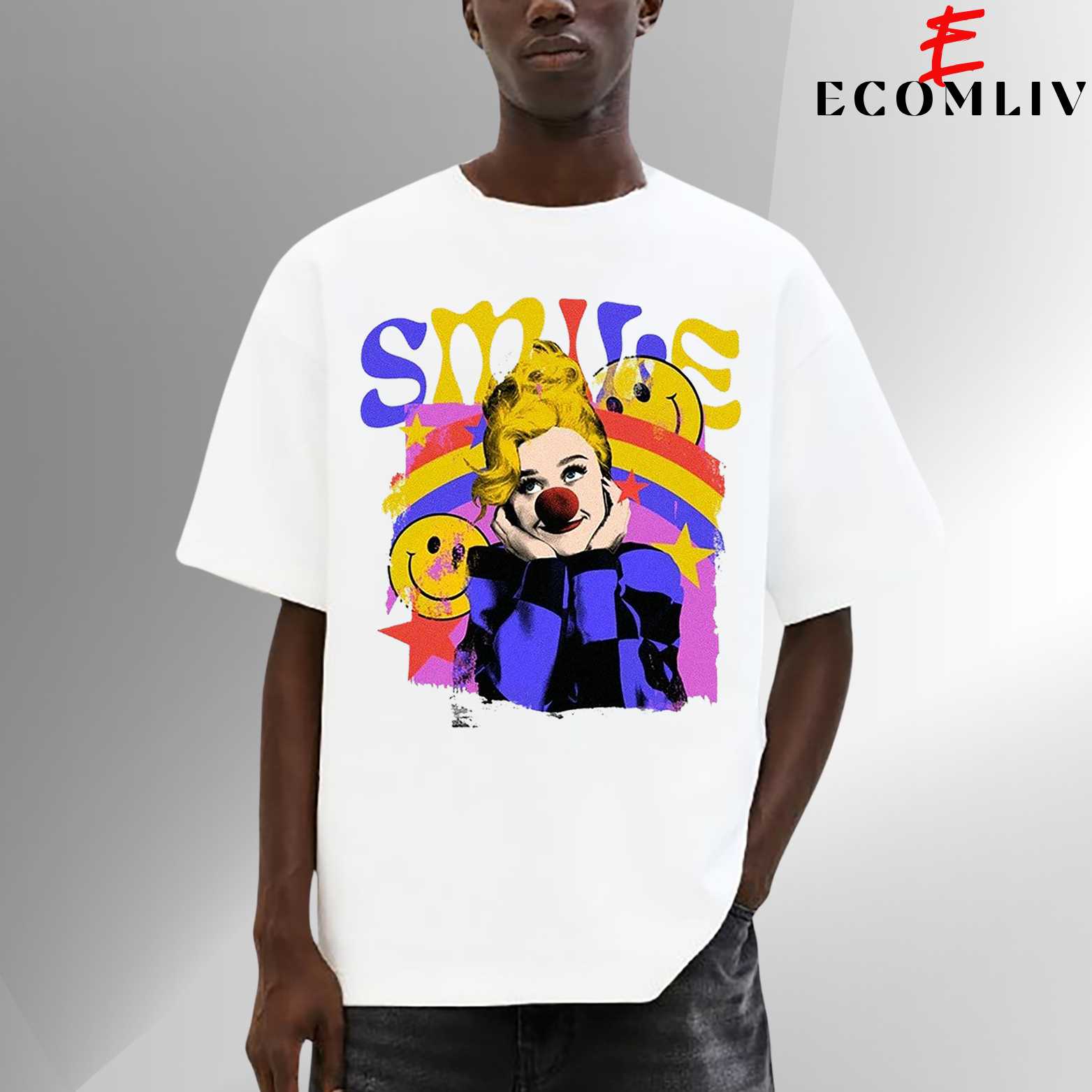 Katy Perry Smile Tee, Album Pop Shirt, Unisex Streetwear